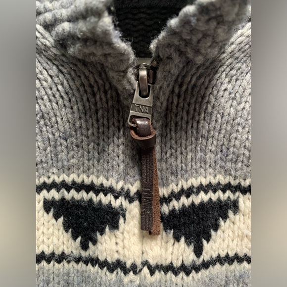 Aritzia Vintage Y2K TNA Lambswool Cardigan Small - Picture 5 of 6